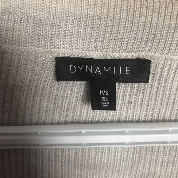 DYNAMITE light grey sweater - Picture 2 of 2